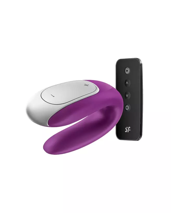Image du Satisfyer Double Fun Violet, sextoy pour couples-1