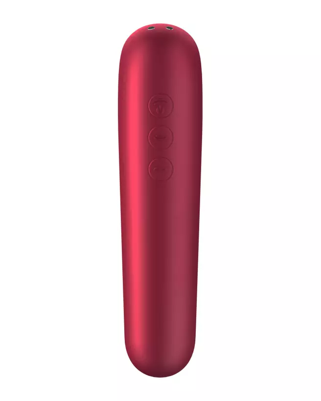 Image Satisfyer Dual Love Rouge, stimulateur clitoridien de haute qualité-4