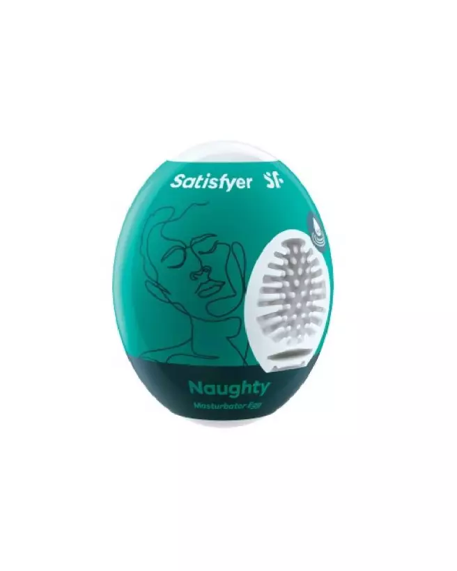 Image du masturbateur Satisfyer Egg Naughty pour plaisir intime masculin, design discret et ergonomique-1