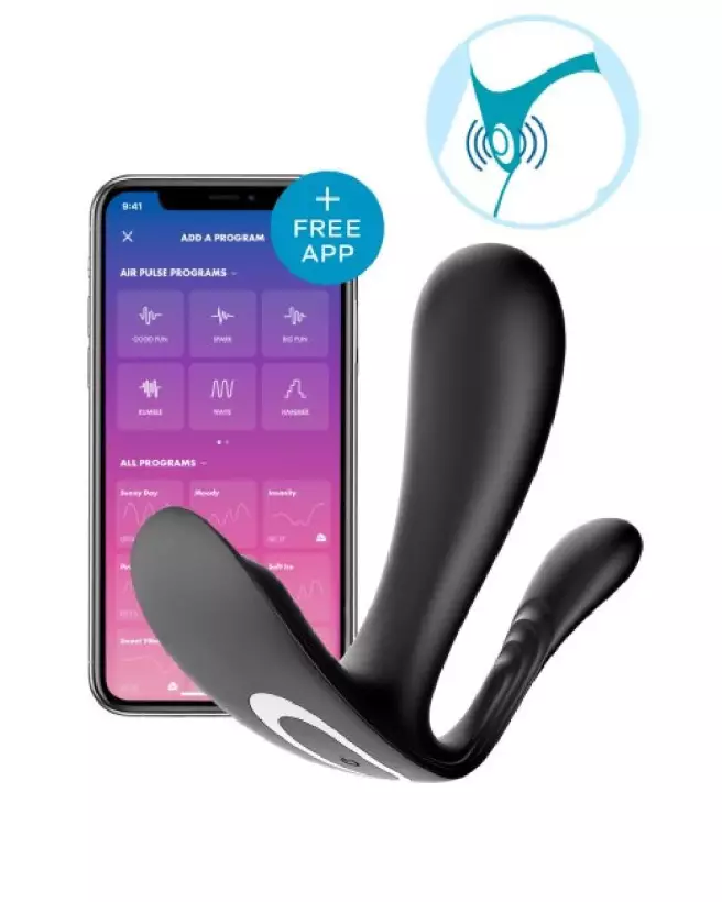 Image du Satisfyer Top Secret Plus, culotte vibrante discrète et performante-1