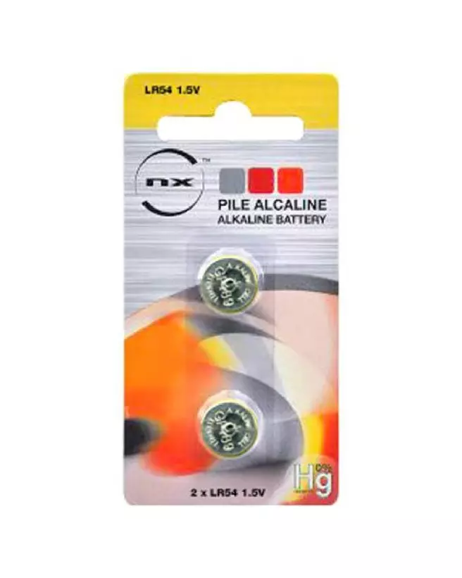 Image de piles bouton LR54 LR1130 pack de 2 de PILES-1
