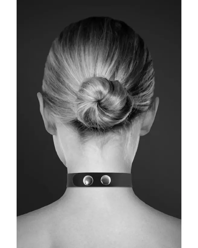 Collier en cuir bovin avec strass de BIJOUX POUR TOI pour animaux-4