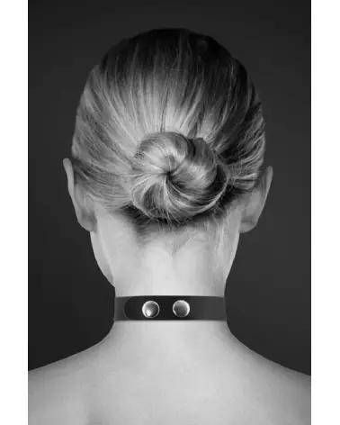 Collier en cuir bovin avec strass de BIJOUX POUR TOI pour animaux-4