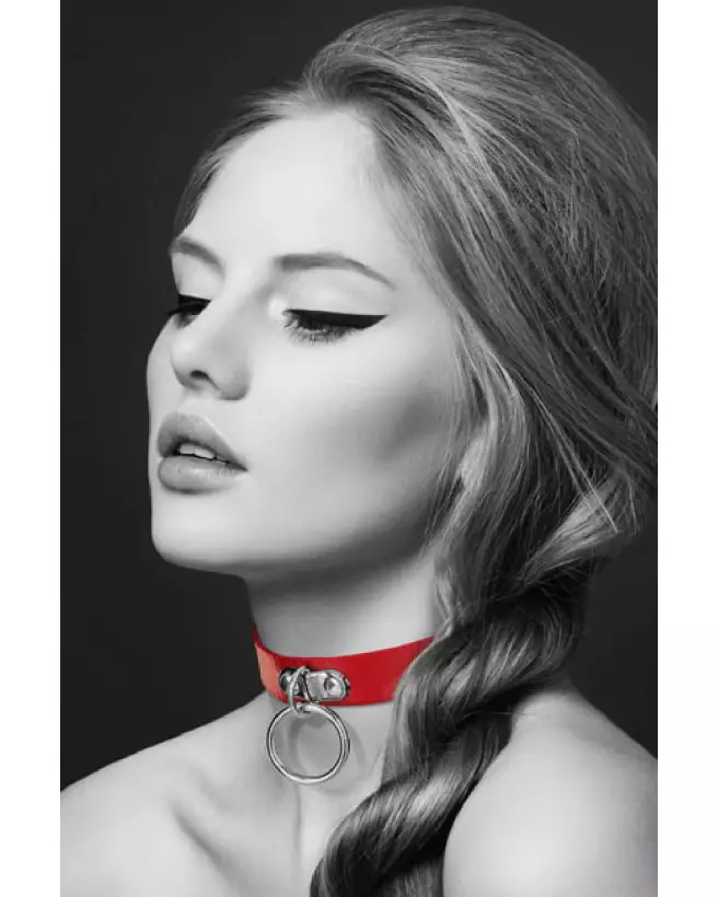 Collier Fetish Rouge élégant de Bijoux Pour Toi pour animaux-1