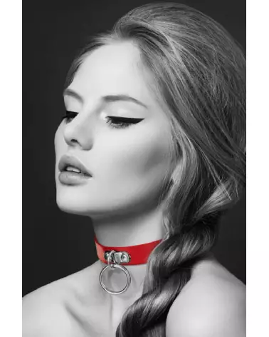 Collier Fetish Rouge élégant de Bijoux Pour Toi pour animaux-1