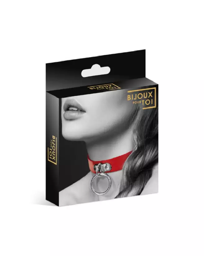 Collier Fetish Rouge élégant de Bijoux Pour Toi pour animaux-2