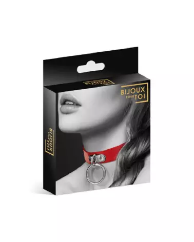 Collier Fetish Rouge élégant de Bijoux Pour Toi pour animaux-2