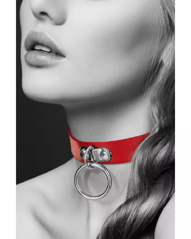 Collier Fetish Rouge élégant de Bijoux Pour Toi pour animaux-3