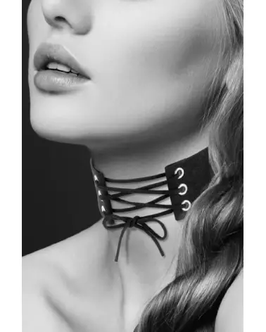 Ras de Cou Lacet Noir Bijoux Pour Toi Collier Élégant-3