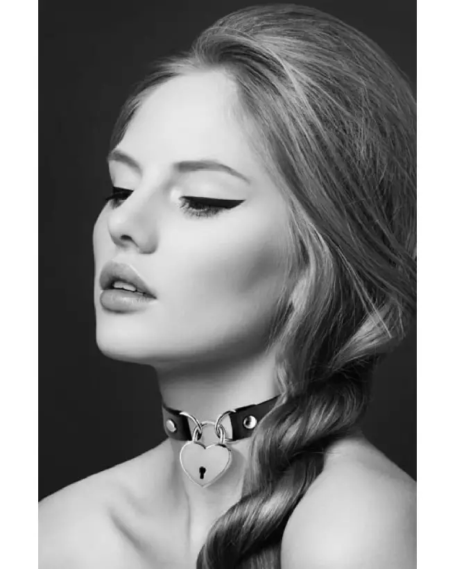 Collier Pendentif Coeur Noir Bijoux Pour Toi pour animaux-1