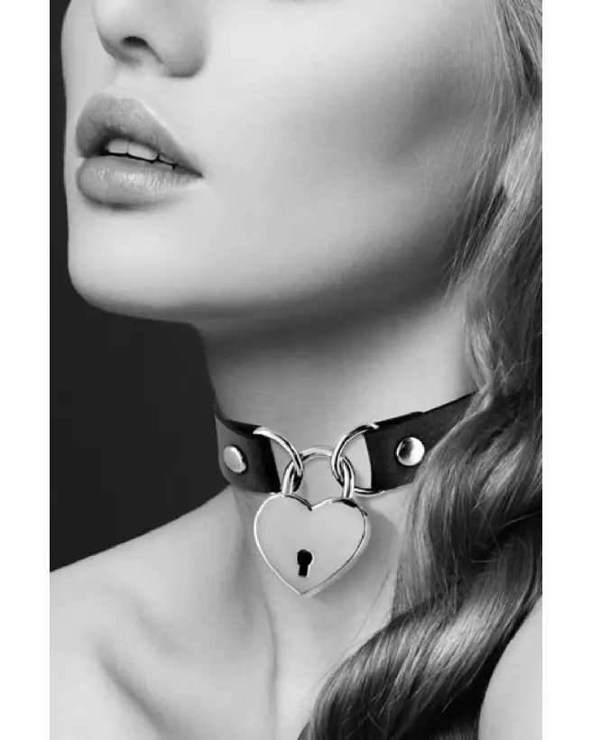 Collier Pendentif Coeur Noir Bijoux Pour Toi pour animaux-3