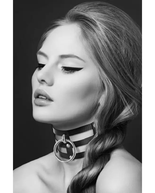 Ras de Cou Fetish Noir Bijoux Pour Toi Collier Érotique-1