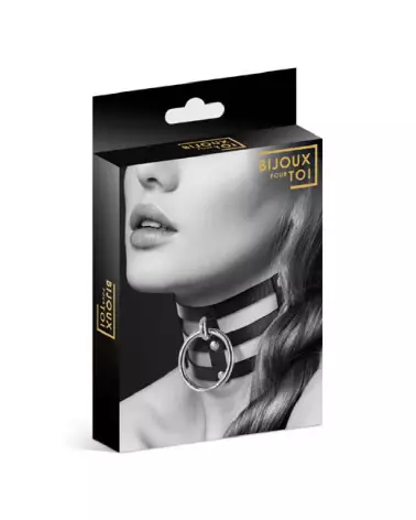 Ras de Cou Fetish Noir Bijoux Pour Toi Collier Érotique-2