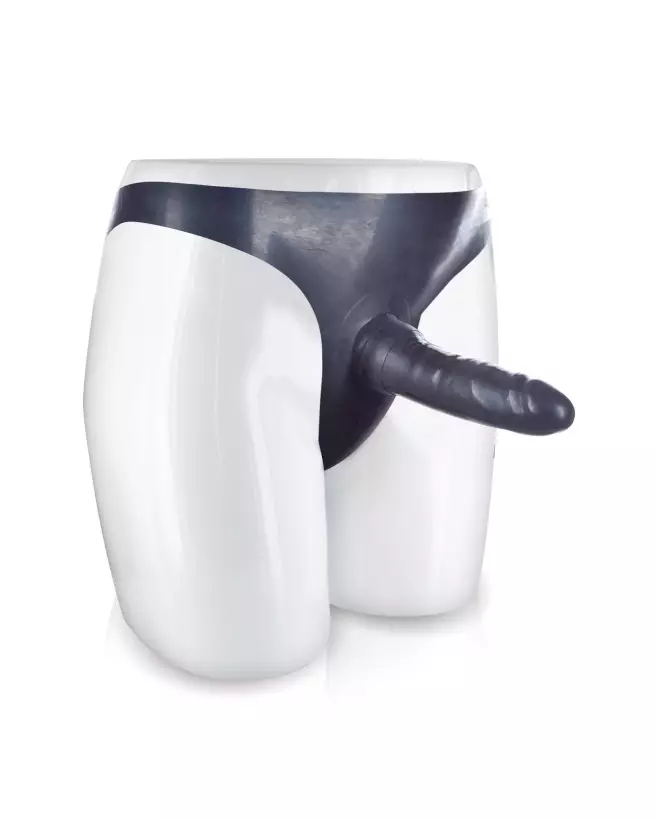 Gode Slip Latex Noir Sharon Sloane en taille L-1