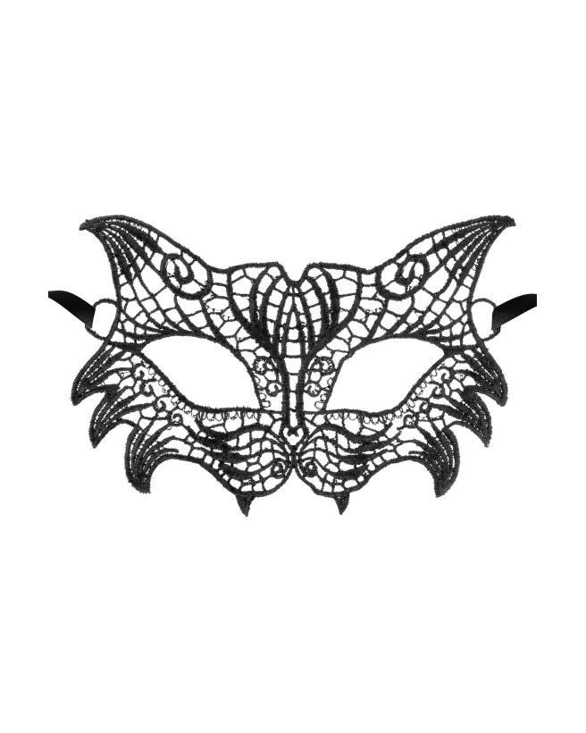 Masque Nuit Noir Maskarade élégant pour galas et événements vénitiens-1