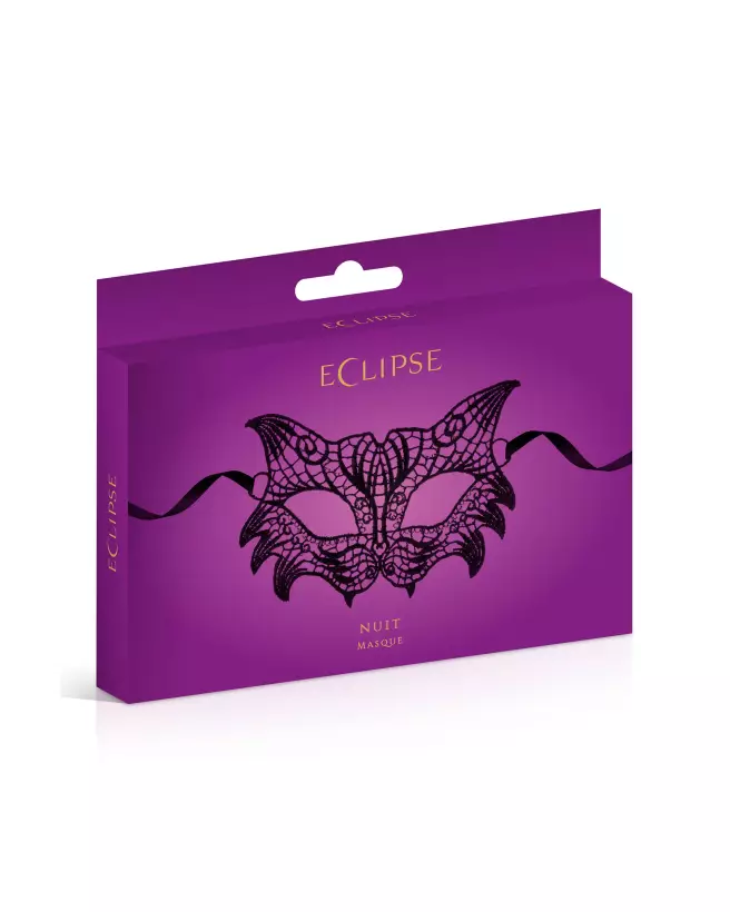 Masque Nuit Noir Maskarade élégant pour galas et événements vénitiens-2