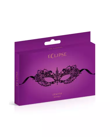 Masque Zenith Noir Maskarade style vénitien élégant pour carnaval et soirées à thème-2