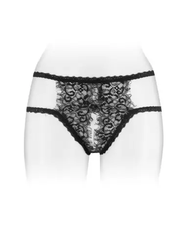 Culotte ouverte noire Emma de Fashion Secret, lingerie séduisante et confortable-1