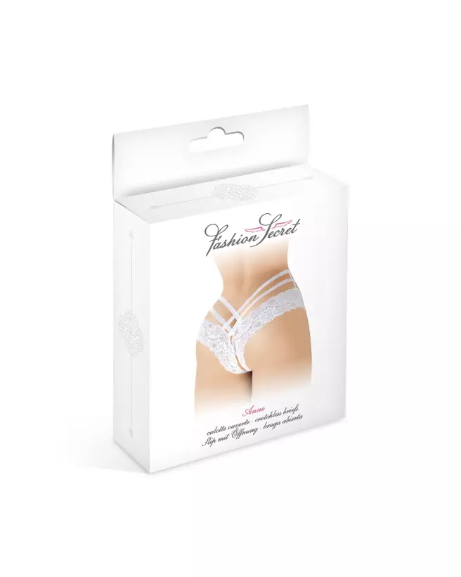 Culotte ouverte Anne Blan de Fashion Secret en lingerie sexy-2