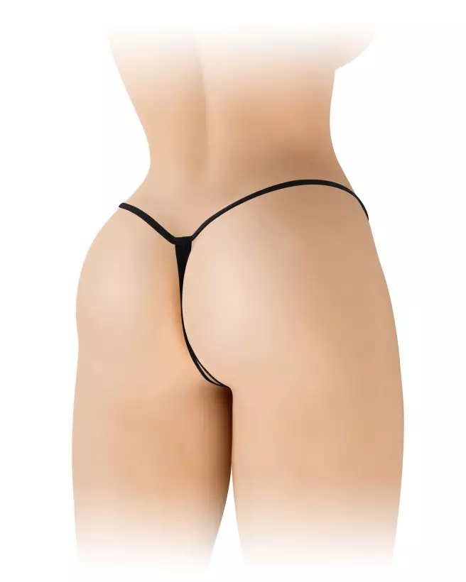Photo du String Ouvert Danuta Noir de Fashion Secret, élégant et sensuel-2