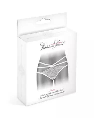 Culotte ouverte Nadia blanc Fashion Secret en taille unique-3