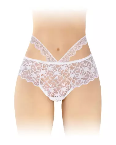 Culotte ouverte Marie Blanc Fashion Secret en taille unique-1