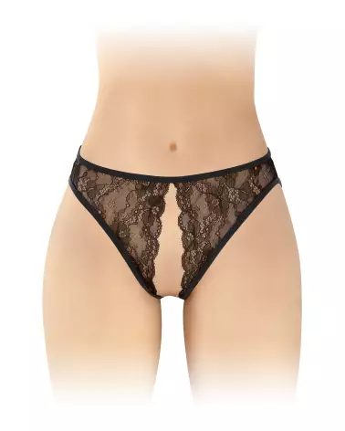 String Victoria Noir Fashion Secret, lingerie sexy ouverte-1