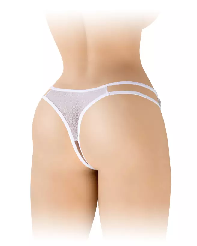 String Victoria Blanc Ouvert Fashion Secret - Lingerie Sensuelle et Élégante-3