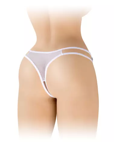 String Victoria Blanc Ouvert Fashion Secret - Lingerie Sensuelle et Élégante-3