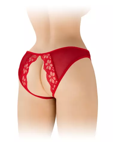 Culotte ouverte Ambre Rouge Fashion Secret en taille unique-3