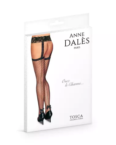 Collant Jarretelle Tosca T2 Noir Anne Dales élégant et confortable-2