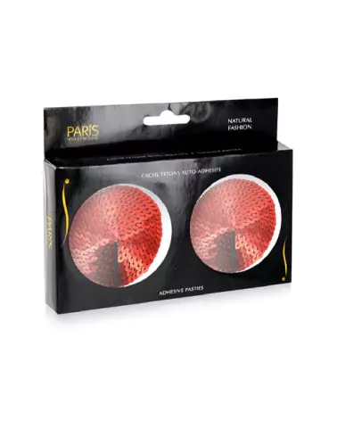 Cache-tétons rouges PARIS HOLLYWOOD taille universelle confort optimal-3