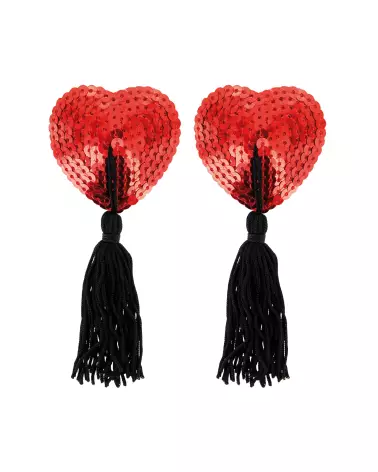Cache Tetons Rouge Pompom de Paris Hollywood pour une touche de séduction-1