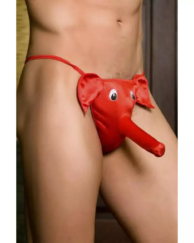 String Elephant Rouge Paris Hollywood pour Homme-1