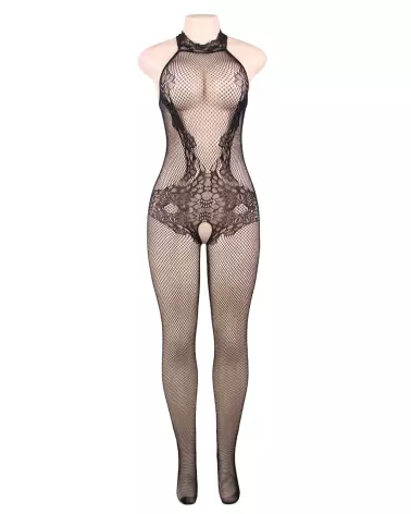 Combinaison H3137 noire Paris Hollywood taille unique en bodystocking-5