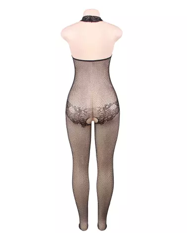 Combinaison H3137 noire Paris Hollywood taille unique en bodystocking-6