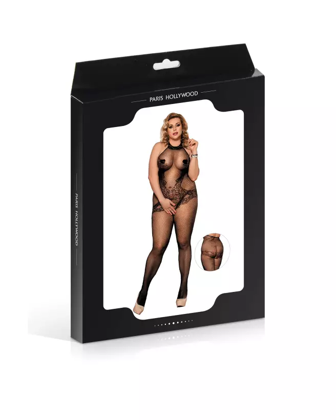 Combinaison Bodystocking noir XL Paris Hollywood en lingerie fine et sensuelle-2