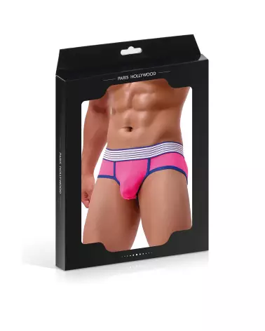 Jockstrap PARIS HOLLYWOOD M116 rose taille L pour homme-2