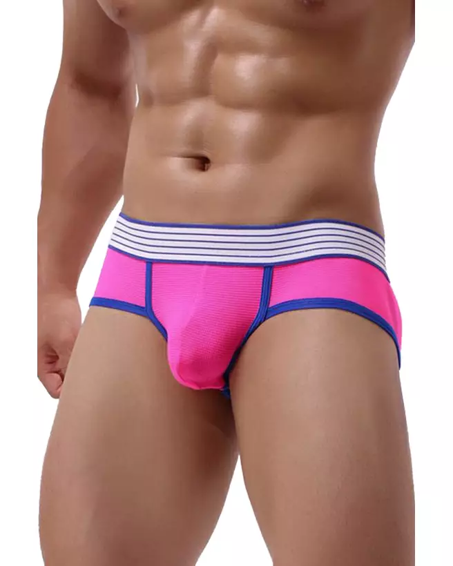Jockstrap PARIS HOLLYWOOD M116 rose taille L pour homme-4