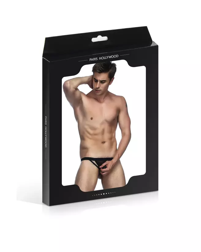 String Noir STG Homme MP02401 PARIS HOLLYWOOD Taille Unique Confort Élégant-2