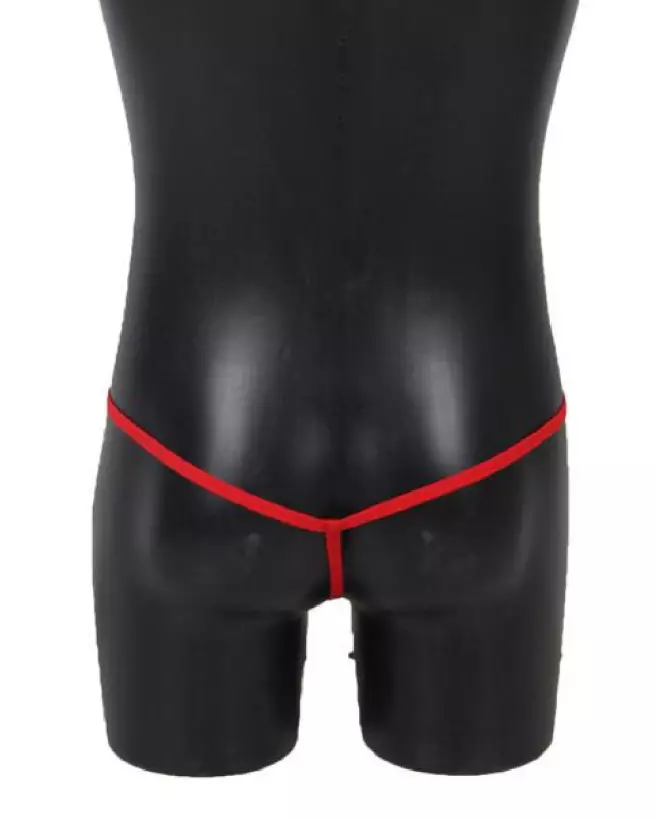 Image du String STG Homme MP053 Rouge de Paris Hollywood - Lingerie Masculine Taille Unique-6
