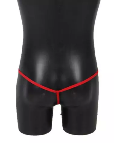 Image du String STG Homme MP053 Rouge de Paris Hollywood - Lingerie Masculine Taille Unique-6