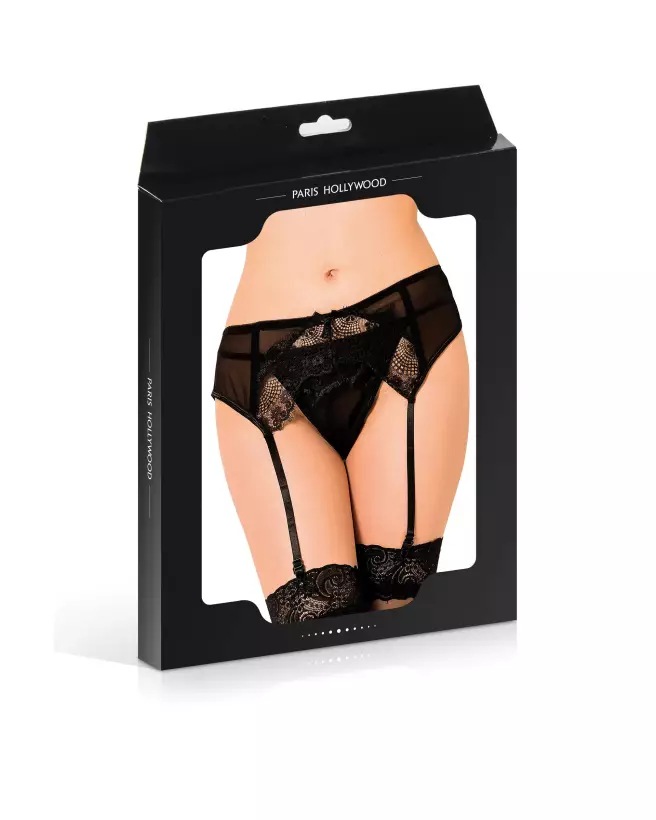 Porte-jarretelles noir Paris Hollywood taille XL élégant et confortable-2