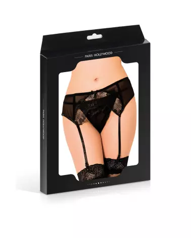 Porte-jarretelles noir Paris Hollywood taille XL élégant et confortable-2