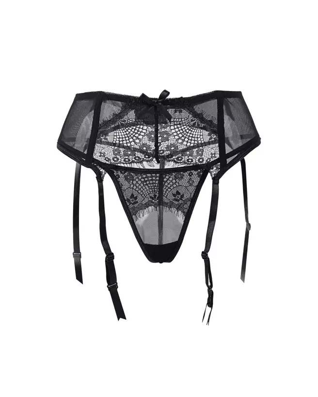 Porte-jarretelles noir Paris Hollywood taille XL élégant et confortable-6