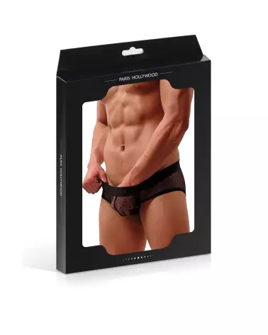 Image du slip homme MP048 noir Paris Hollywood, confort et élégance en sous-vêtement-2