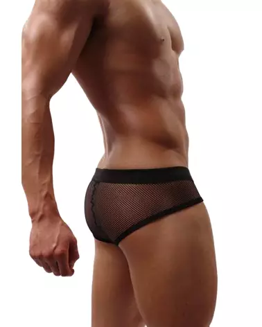 Slip Homme MP048 Noir Paris Hollywood - Confort et Style-4