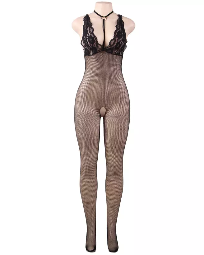 Photo de la Combinaison H3249 Noir Paris Hollywood, style élégant et séduisant en bodystocking-4