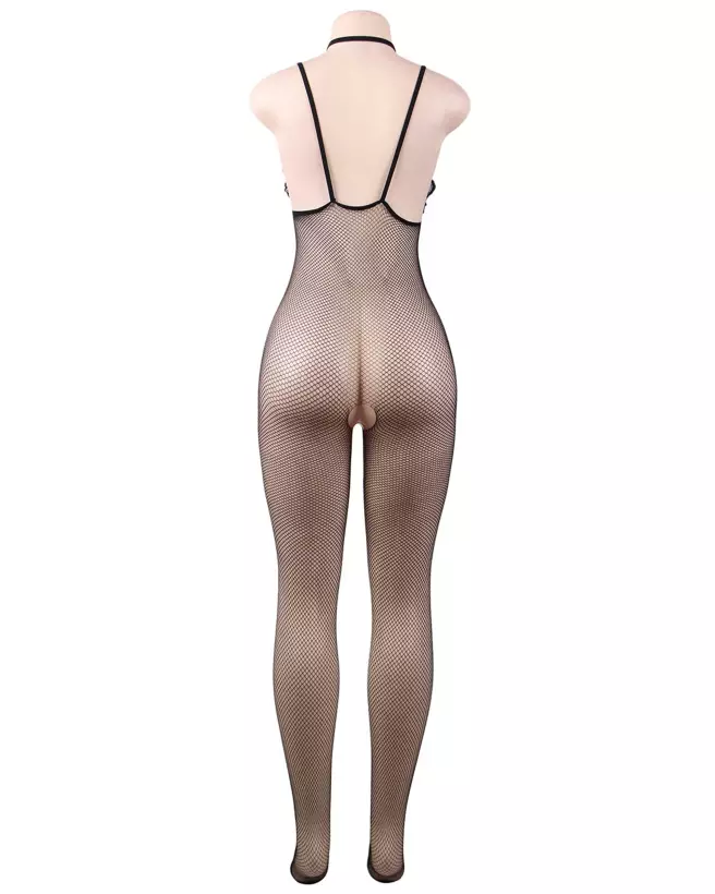 Photo de la Combinaison H3249 Noir Paris Hollywood, style élégant et séduisant en bodystocking-5