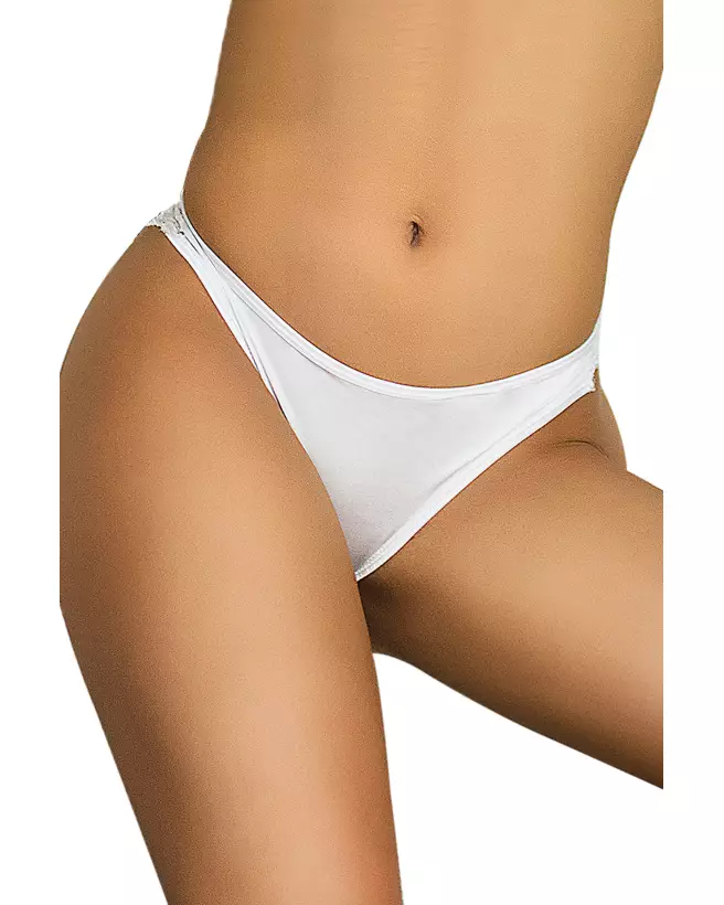Tanga P5167 blanc Paris Hollywood taille L/XL en lingerie fine-3